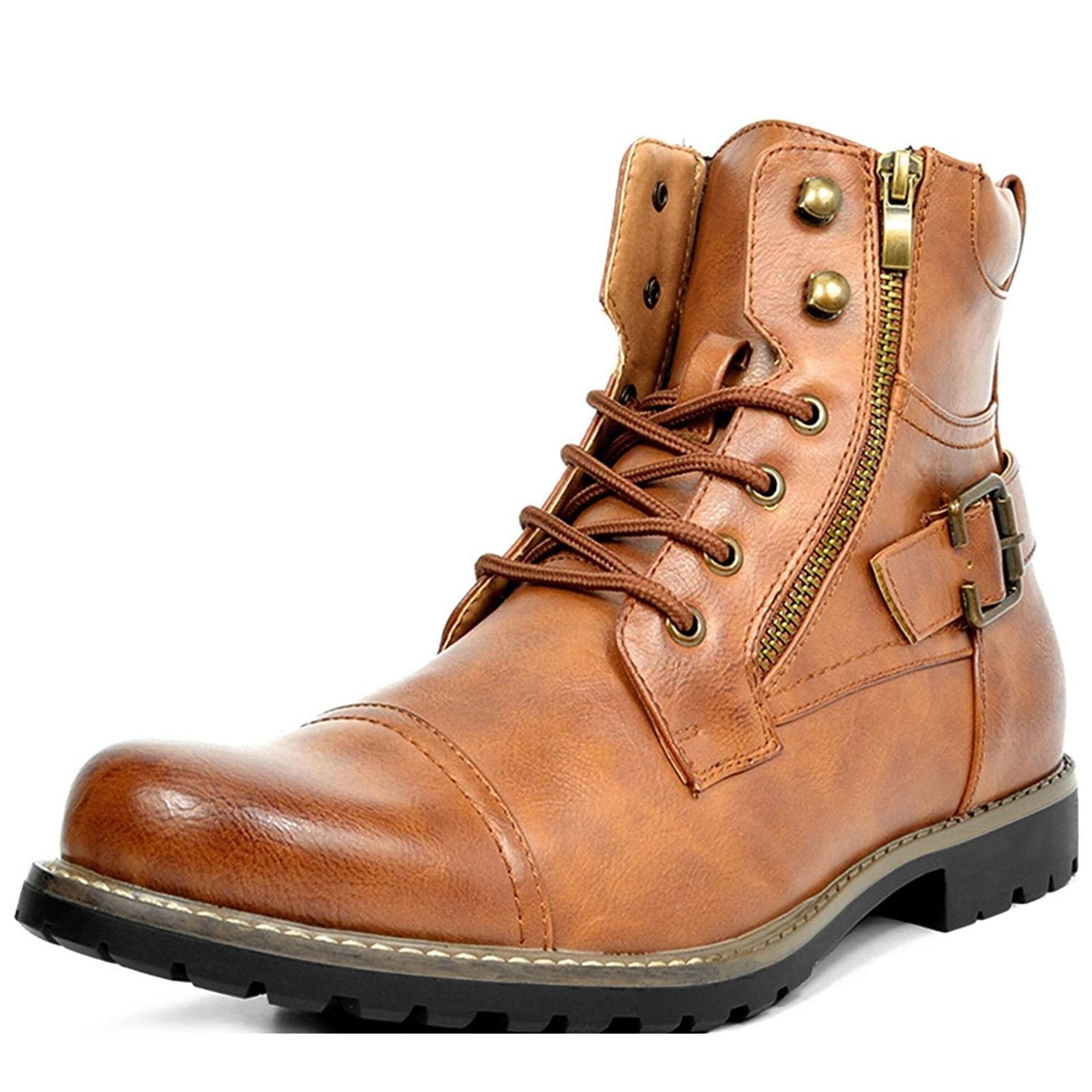 Herren - Motorradstiefel - Leder - Stylische und robuste Reitschuhe für Biker