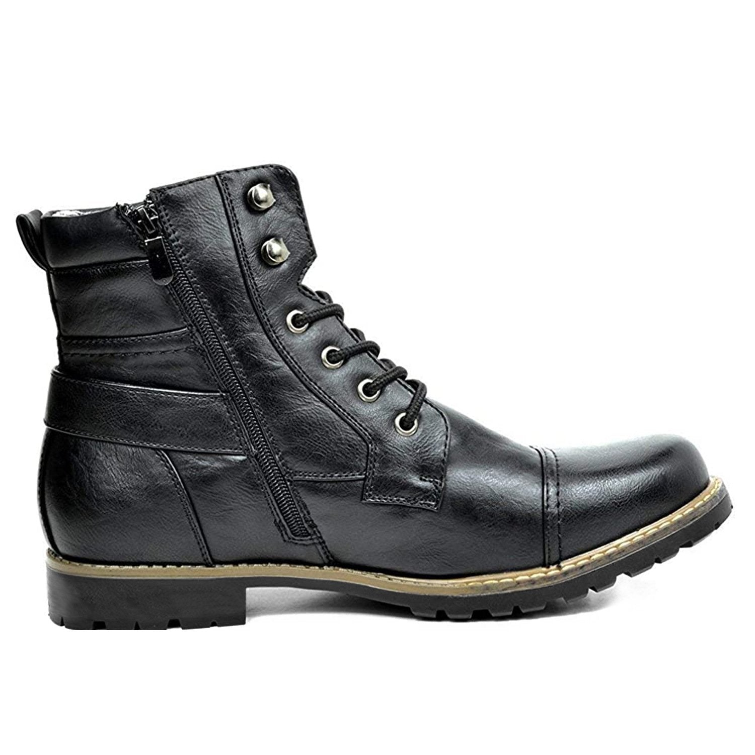 Herren - Motorradstiefel - Leder - Stylische und robuste Reitschuhe für Biker