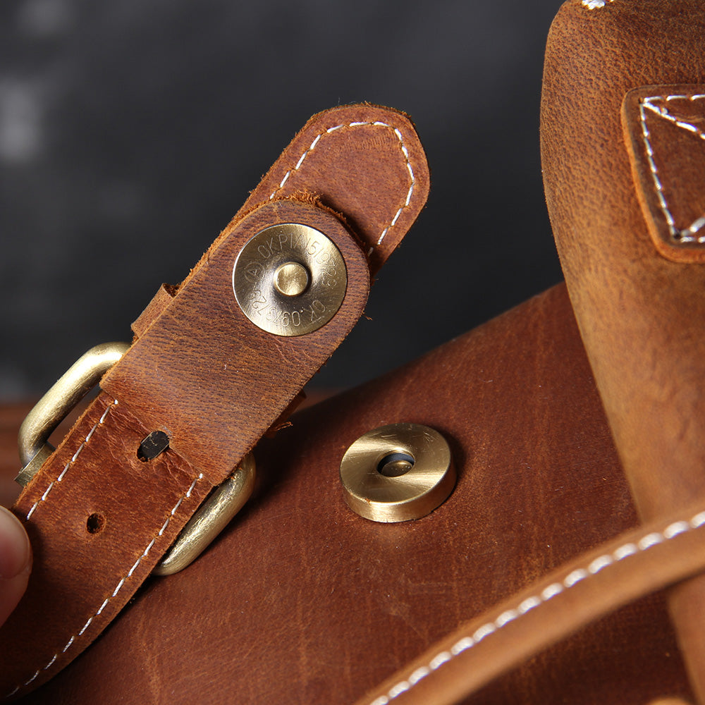 Herren - Lederrucksack - Stilvolles & robustes Design - Perfekt für Alltag & Abenteuer