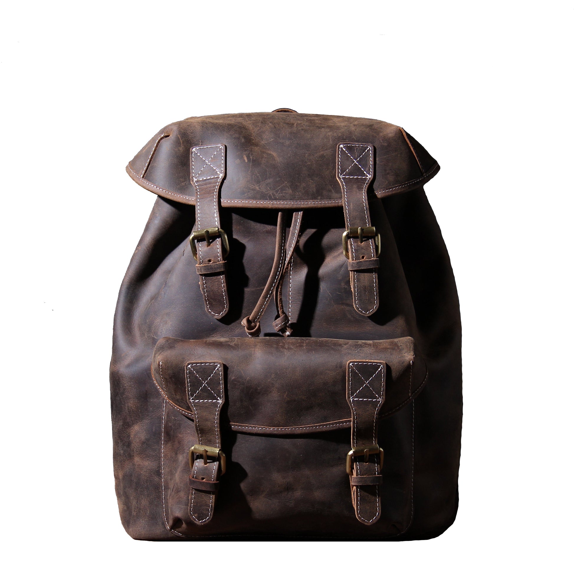 Herren - Lederrucksack - Stilvolles & robustes Design - Perfekt für Alltag & Abenteuer