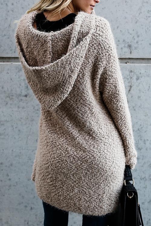 Lara™ | Kapuzen-Strickjacke