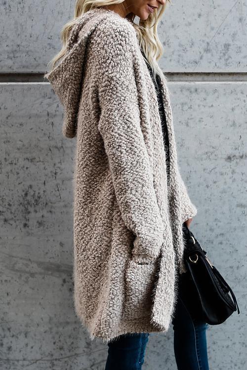 Lara™ | Kapuzen-Strickjacke