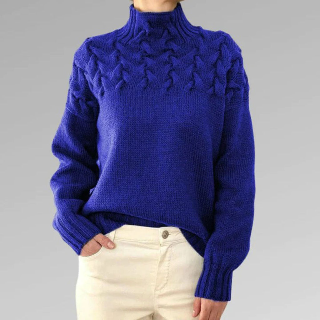 Lotte | Damen-Rollkragenpullover gestrickt