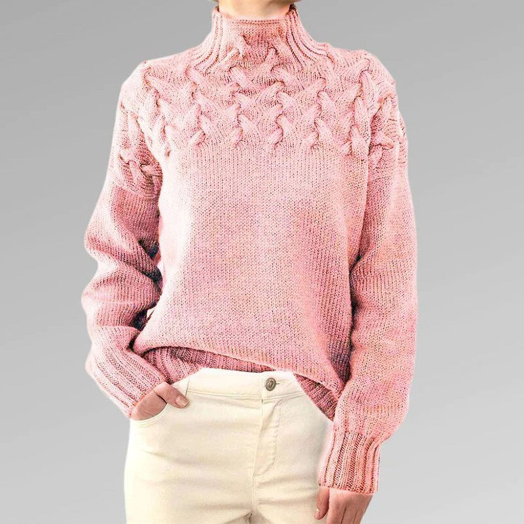 Lotte | Damen-Rollkragenpullover gestrickt