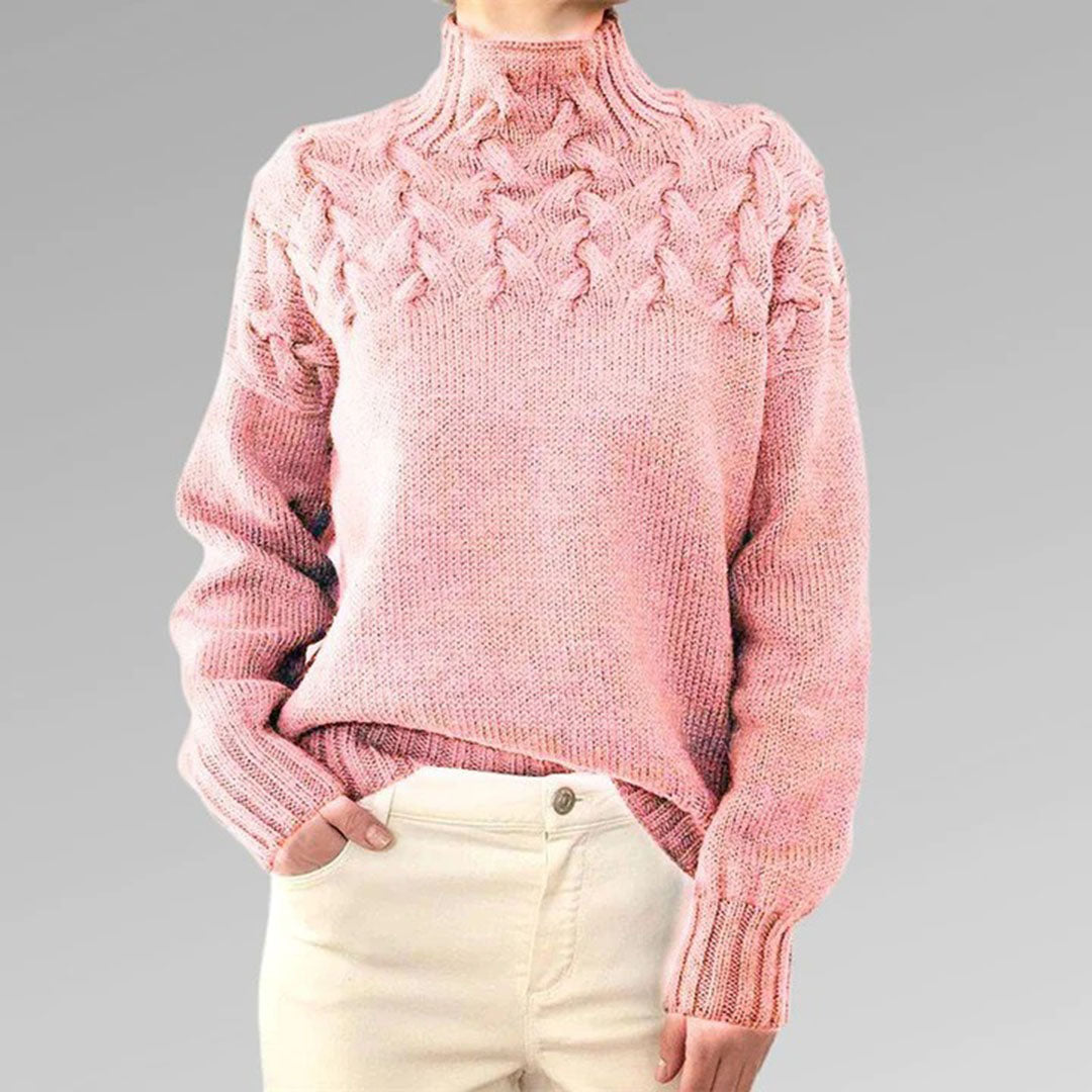 Lotte | Damen-Rollkragenpullover gestrickt