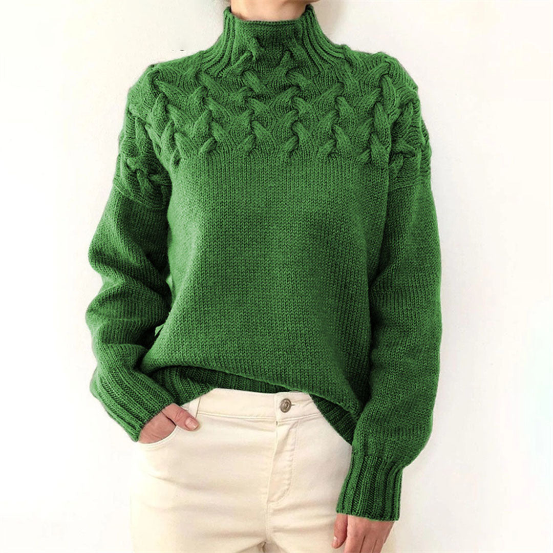 Lotte | Damen-Rollkragenpullover gestrickt