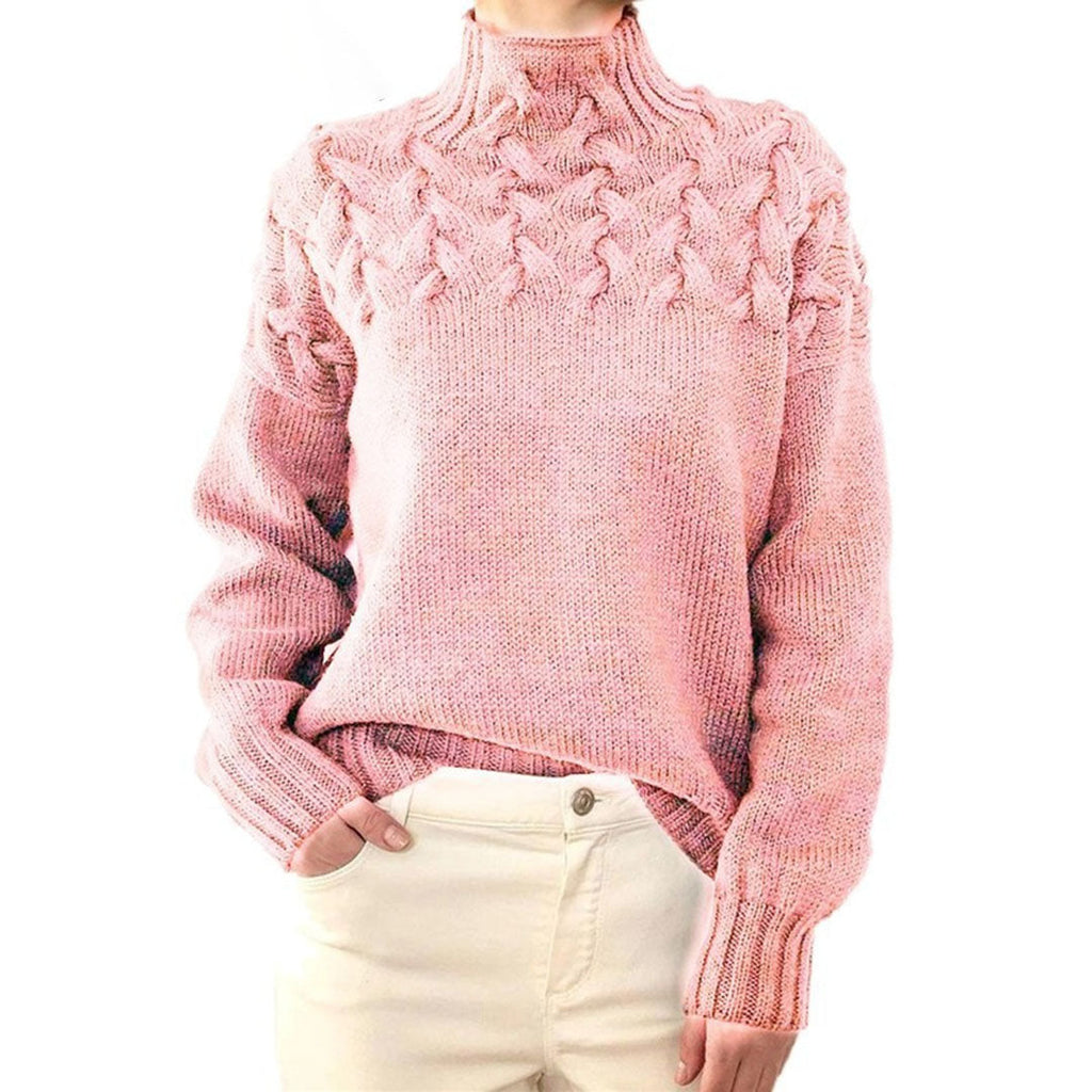 Lotte | Damen-Rollkragenpullover gestrickt