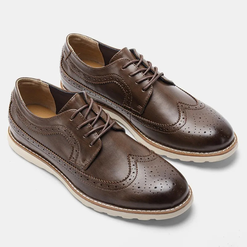 Herren - Klassische schuhe - Leder - Gepolsterte Sohle - Zeitloser Stil & Komfort für jeden Anlass