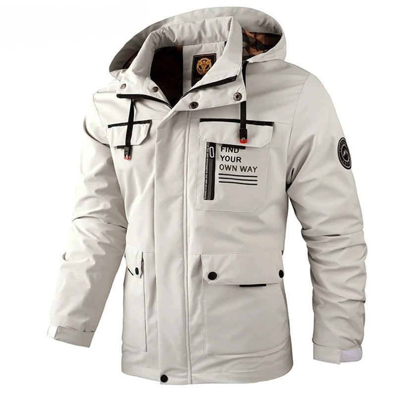 Herren - Winterjacke - Polyester - Robuster Kaltwetter Mantel für kalte Tage