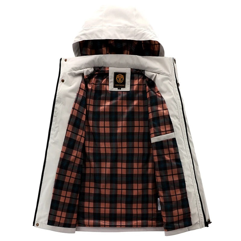 Herren - Winterjacke - Polyester - Robuster Kaltwetter Mantel für kalte Tage
