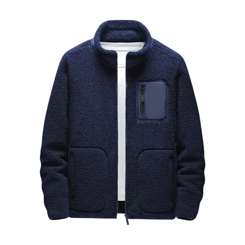 Herren - Fleecejacke - Weiches Material - Taschen - Modische und Bequeme Oberbekleidung für jeden Anlass