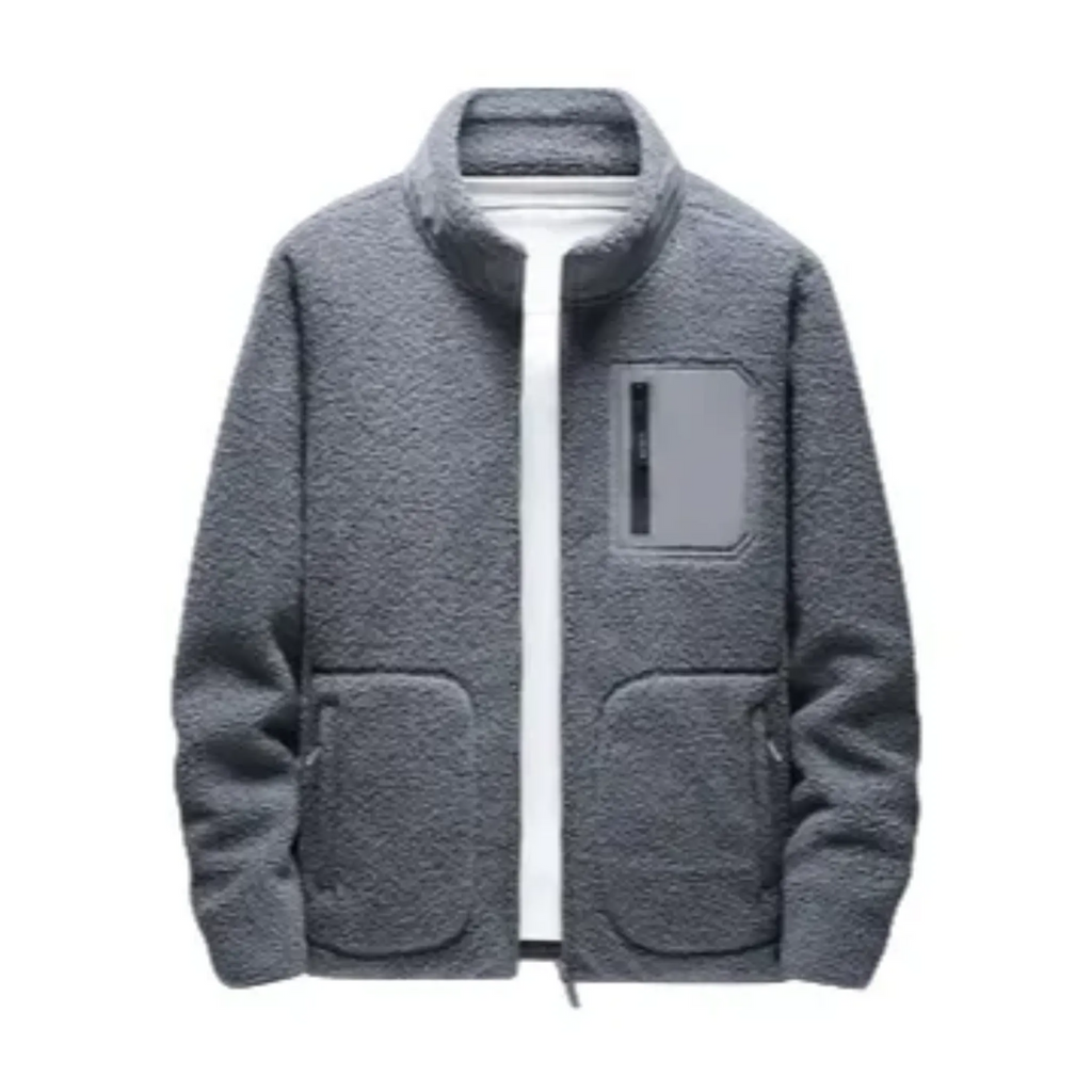 Herren - Fleecejacke - Weiches Material - Taschen - Modische und Bequeme Oberbekleidung für jeden Anlass
