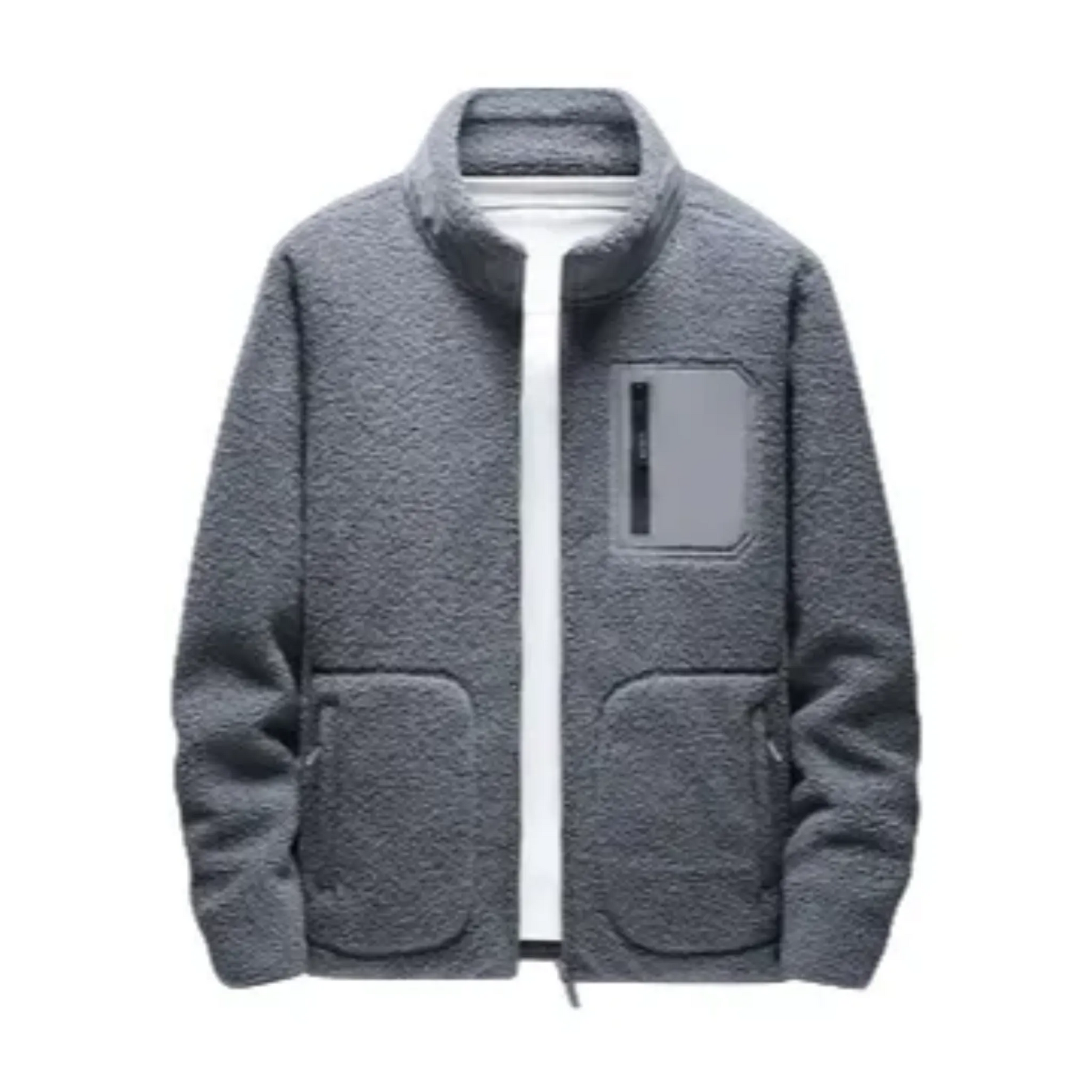Herren - Fleecejacke - Weiches Material - Taschen - Modische und Bequeme Oberbekleidung für jeden Anlass
