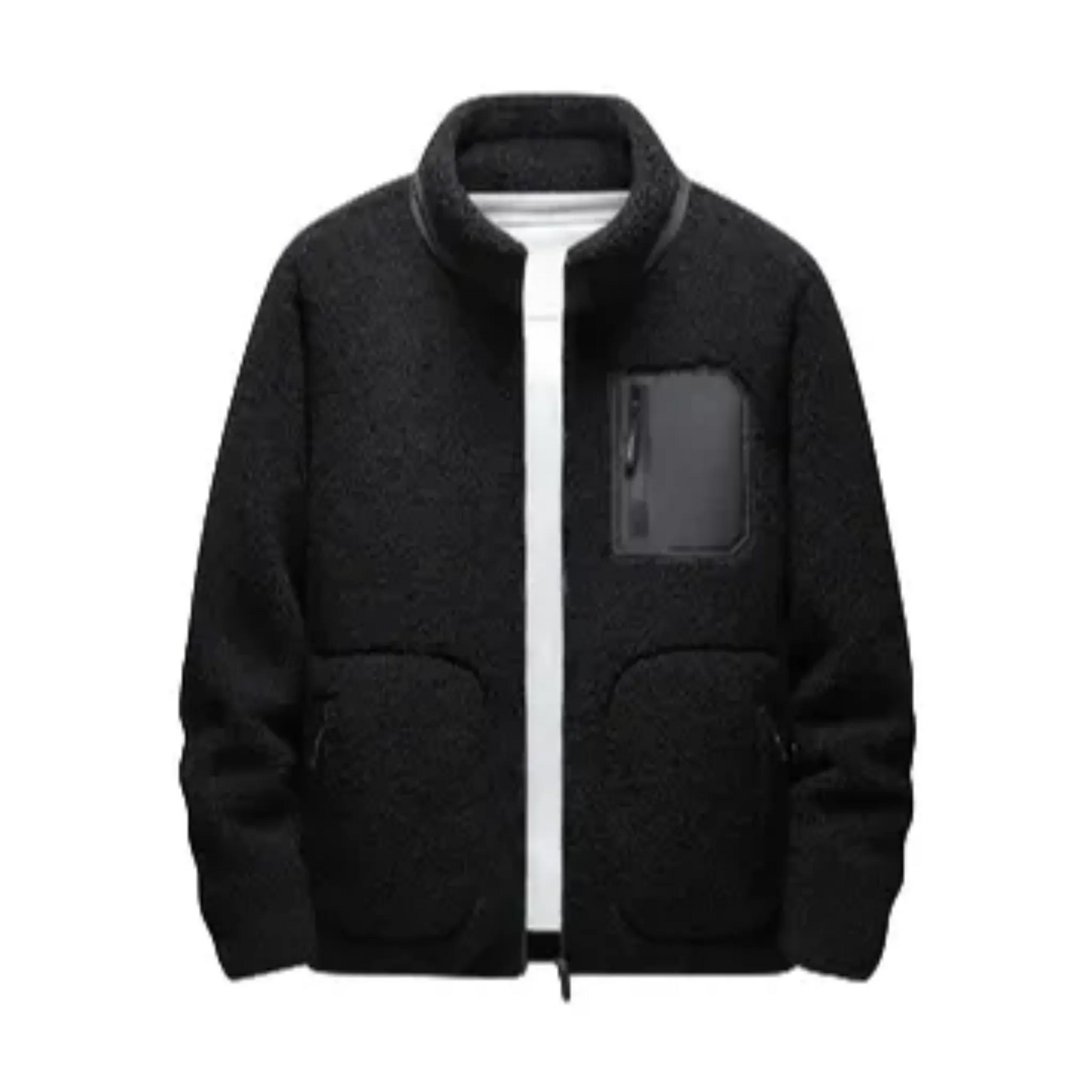 Herren - Fleecejacke - Weiches Material - Taschen - Modische und Bequeme Oberbekleidung für jeden Anlass