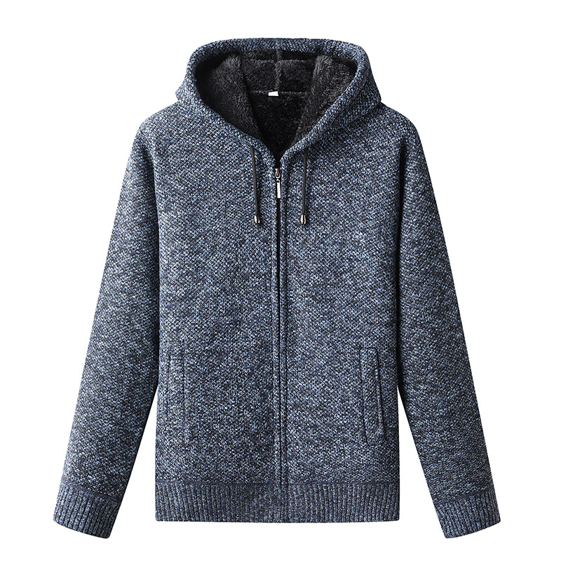 Herren - Kapuzenpullover für den Herbst - Gestrickter  - Gemütlich & Stylisch - Ideal für kühle Tage