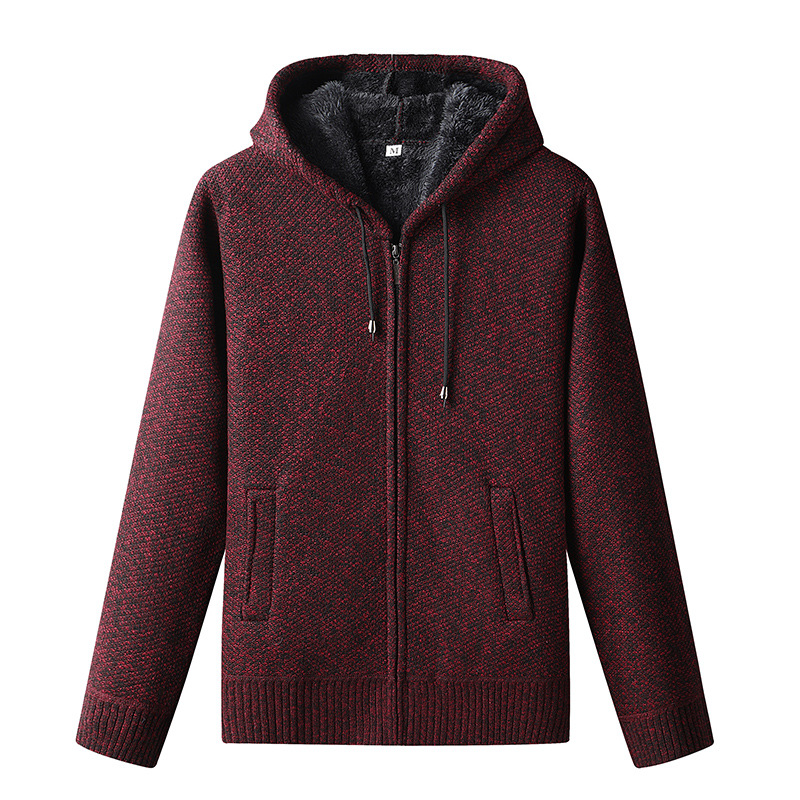 Herren - Kapuzenpullover für den Herbst - Gestrickter  - Gemütlich & Stylisch - Ideal für kühle Tage