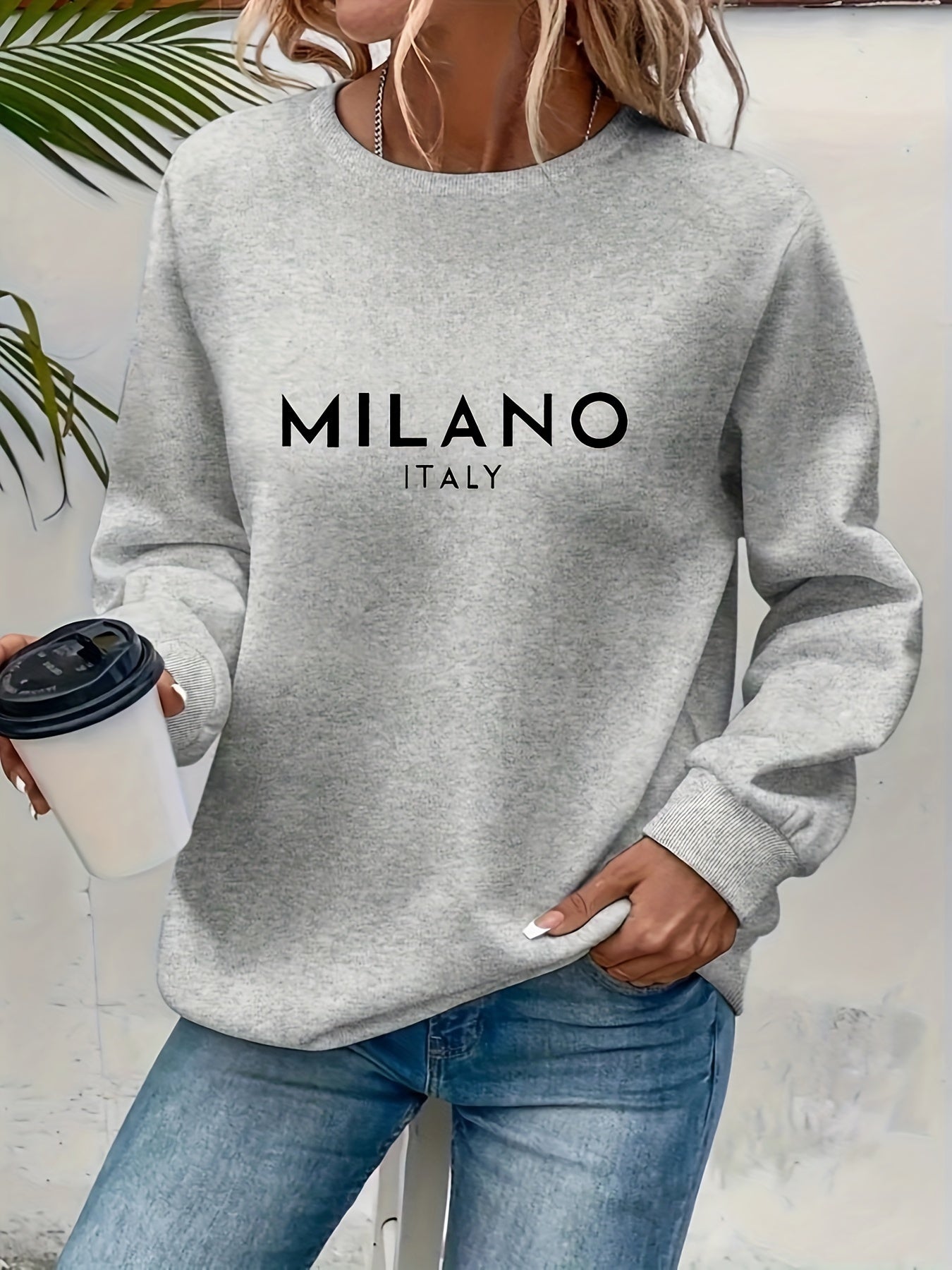 Milou | Milano Druck Pullover Sweatshirt