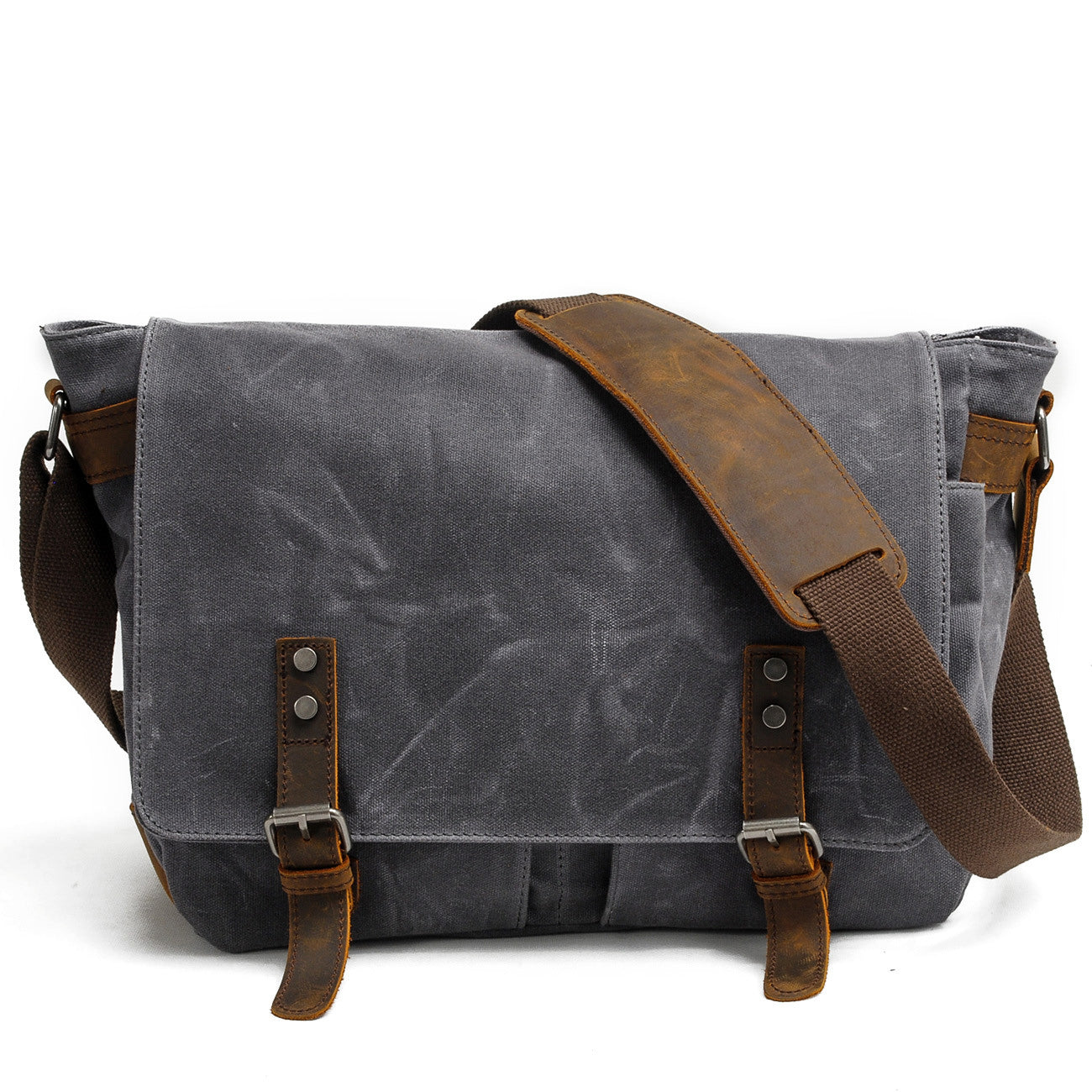 Unisex - Retro Messenger Tasche - Leder - Langlebiges & stilvolles Design - Perfekt für Alltag und Reisen