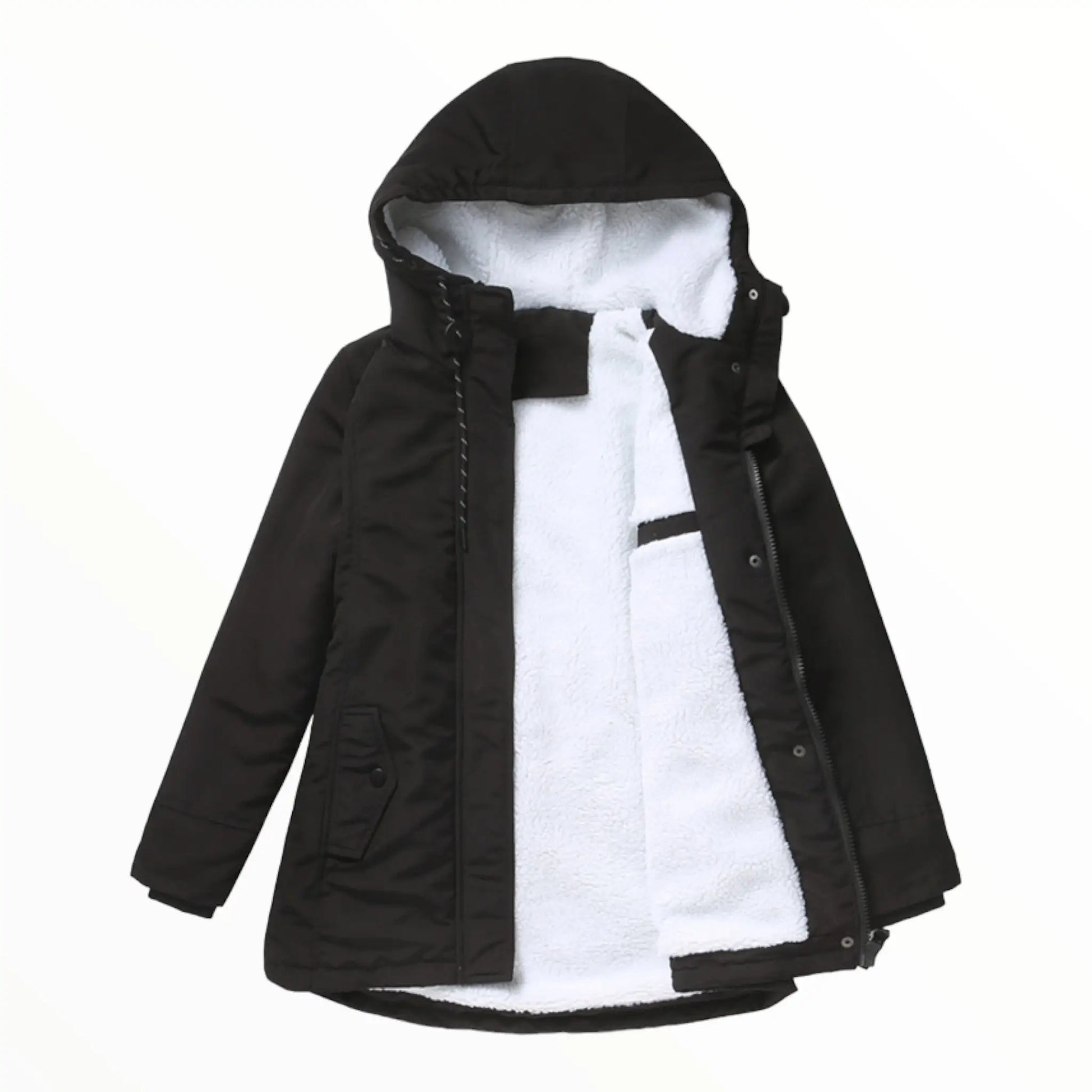 Damen - Parka Jacke - Warm with Kunstfellbesatz - Perfekt für kalte Wetterabenteuer