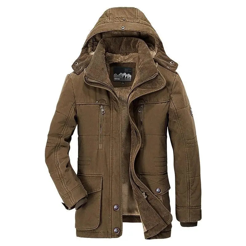 Herren - Kalte Wetter Parka - Baumwollfutter - Isolierte & stilvolle Jacke für optimale Wärme und Komfort