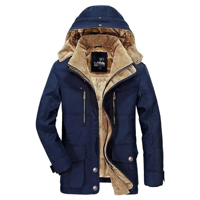 Herren - Kalte Wetter Parka - Baumwollfutter - Isolierte & stilvolle Jacke für optimale Wärme und Komfort