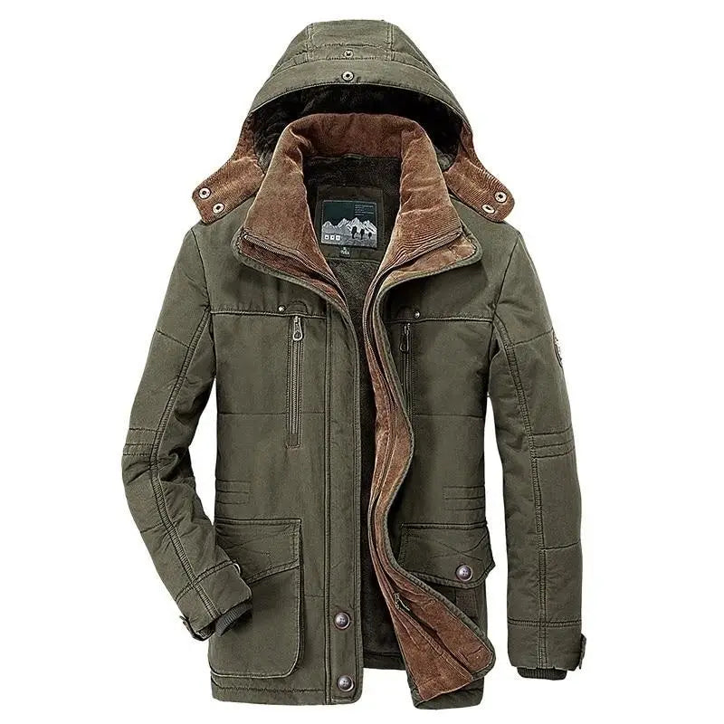 Herren - Kalte Wetter Parka - Baumwollfutter - Isolierte & stilvolle Jacke für optimale Wärme und Komfort