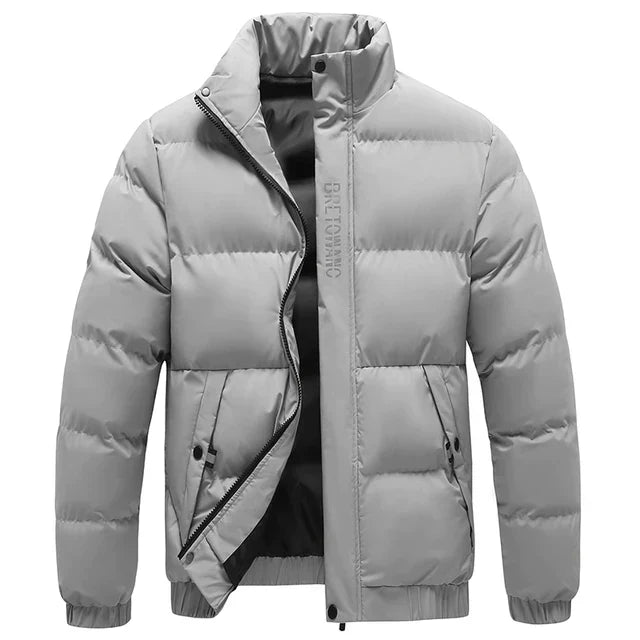 Herren - Winterjacke mit modischem Kragen - Langlebiges Material - Warme, Oberbekleidung für kaltes Wetter