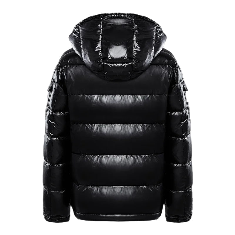 Herren - Pufferjacke mit Kapuze - Langlebigen Materialien - Warmes Design für Winter-Outdoor - Stylish und Komfortabel