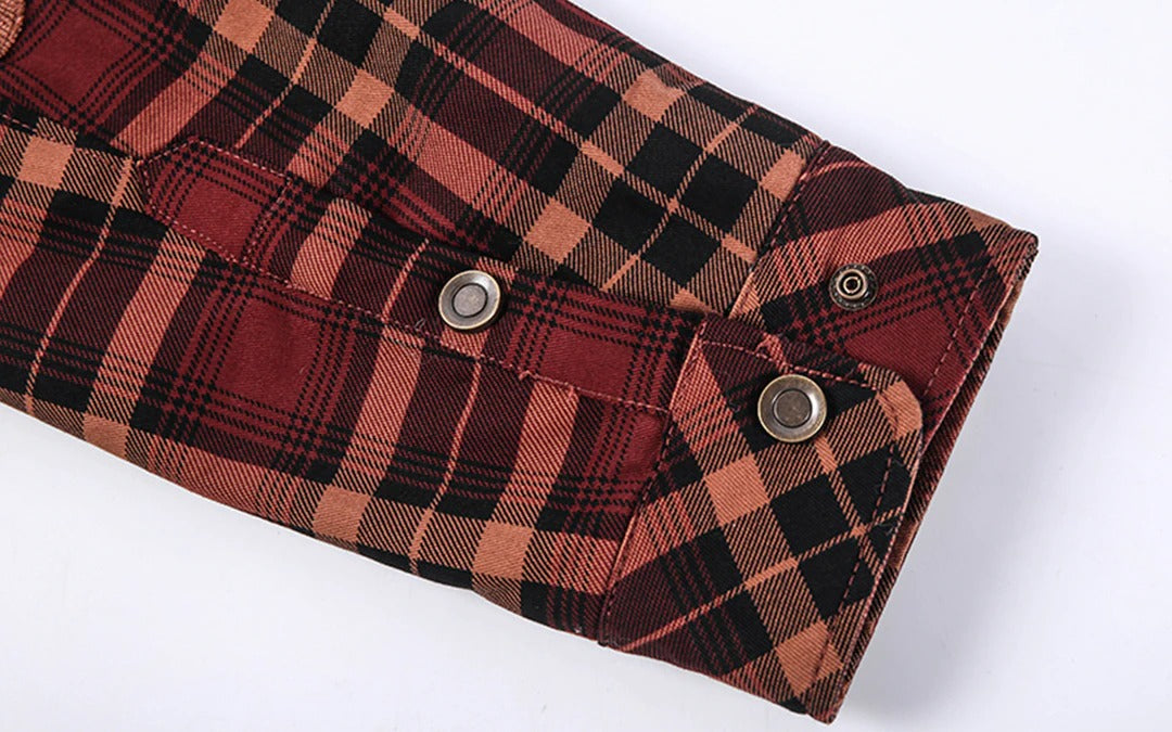 Herren - Holzfäller-Kapuzenpulli - Gemütliches Flanell-Material - Stilvolle Freizeitkleidung für jeden Anlass