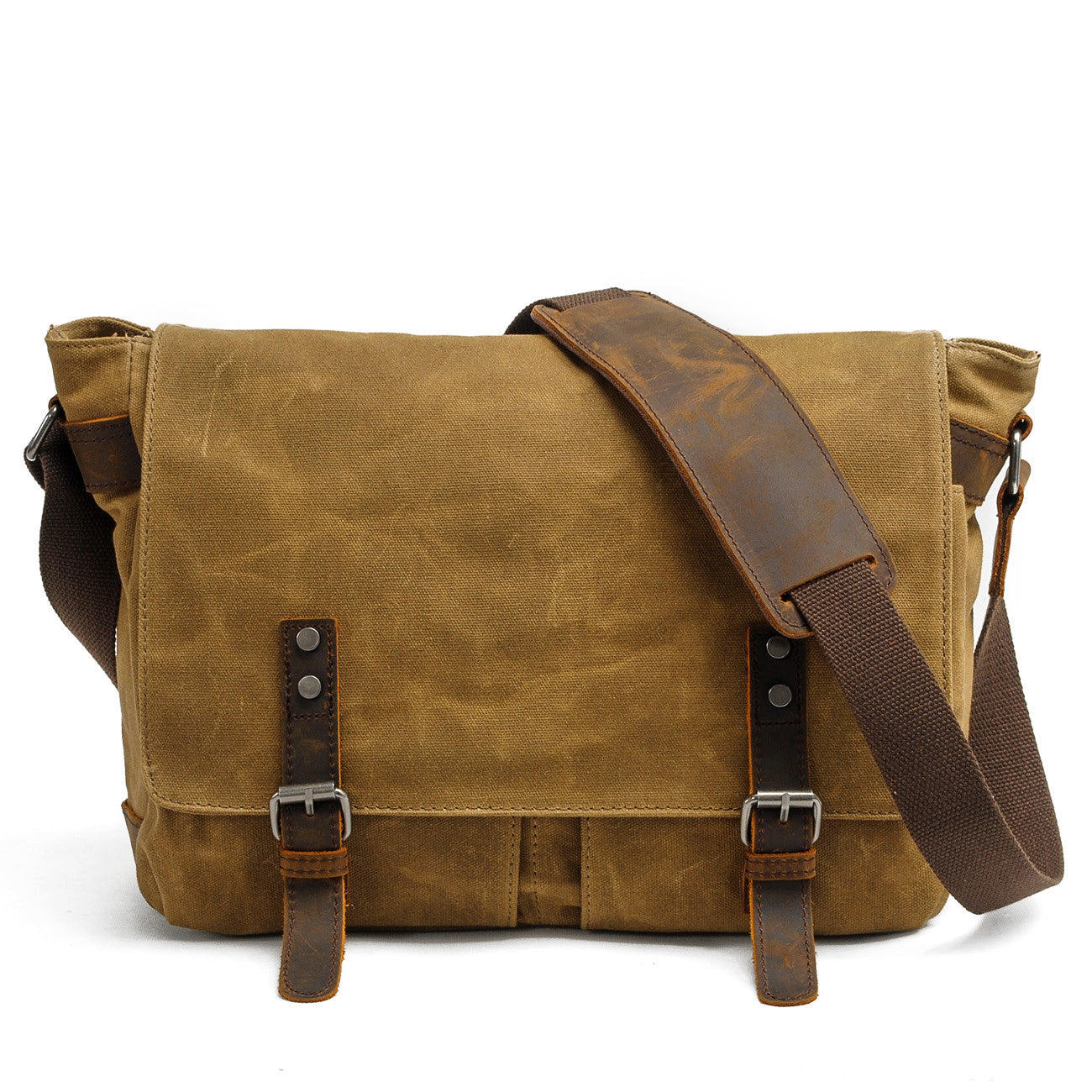 Unisex - Retro Messenger Tasche - Leder - Langlebiges & stilvolles Design - Perfekt für Alltag und Reisen