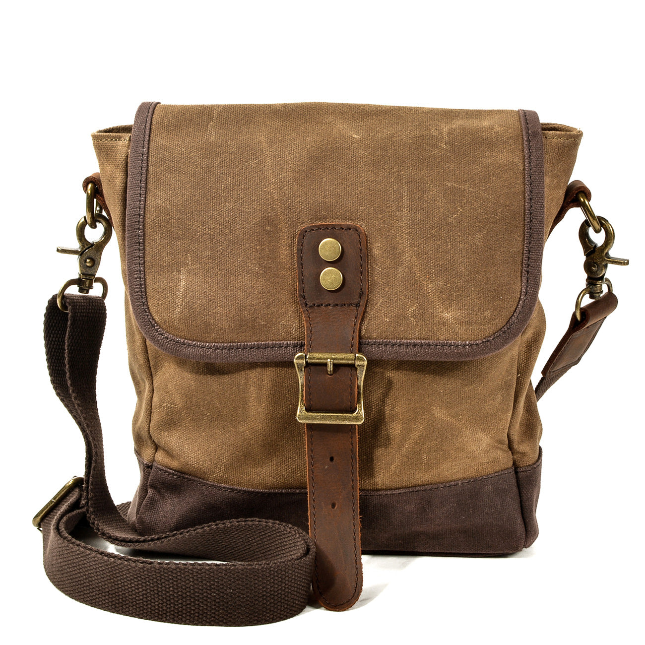 Herren - Kleine Canvas-Messenger-Tasche - Stilvoll, vielseitig & ideal für Alltag und Freizeit