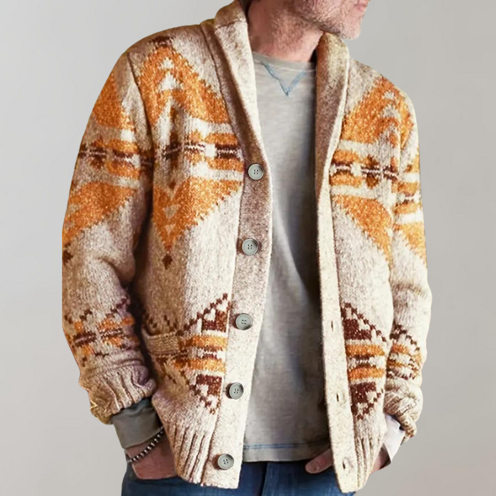 Herren - Vintage Strickjacke - Weichem Material - Gemütliche und stilvolle Strickmode für lässige Outfits