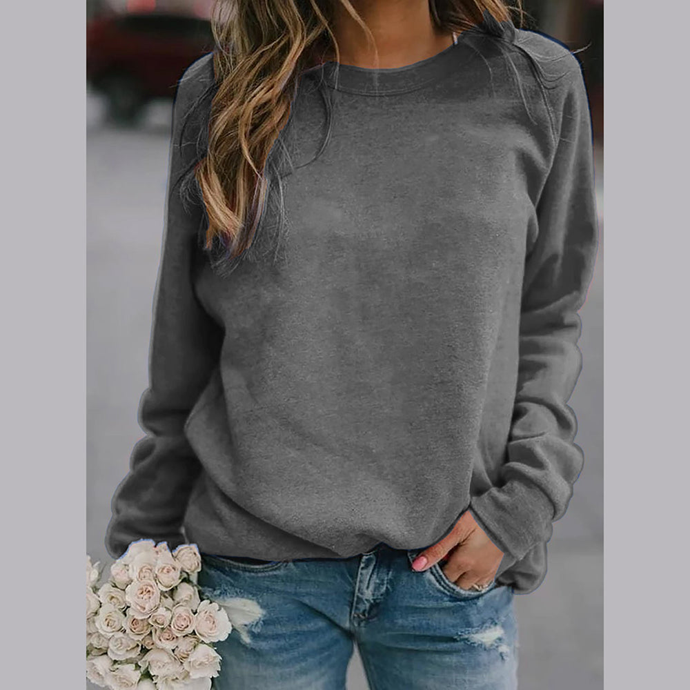 Damen - Sweatshirt - Rundhalsausschnitt - Bequem und ideal für den Alltag