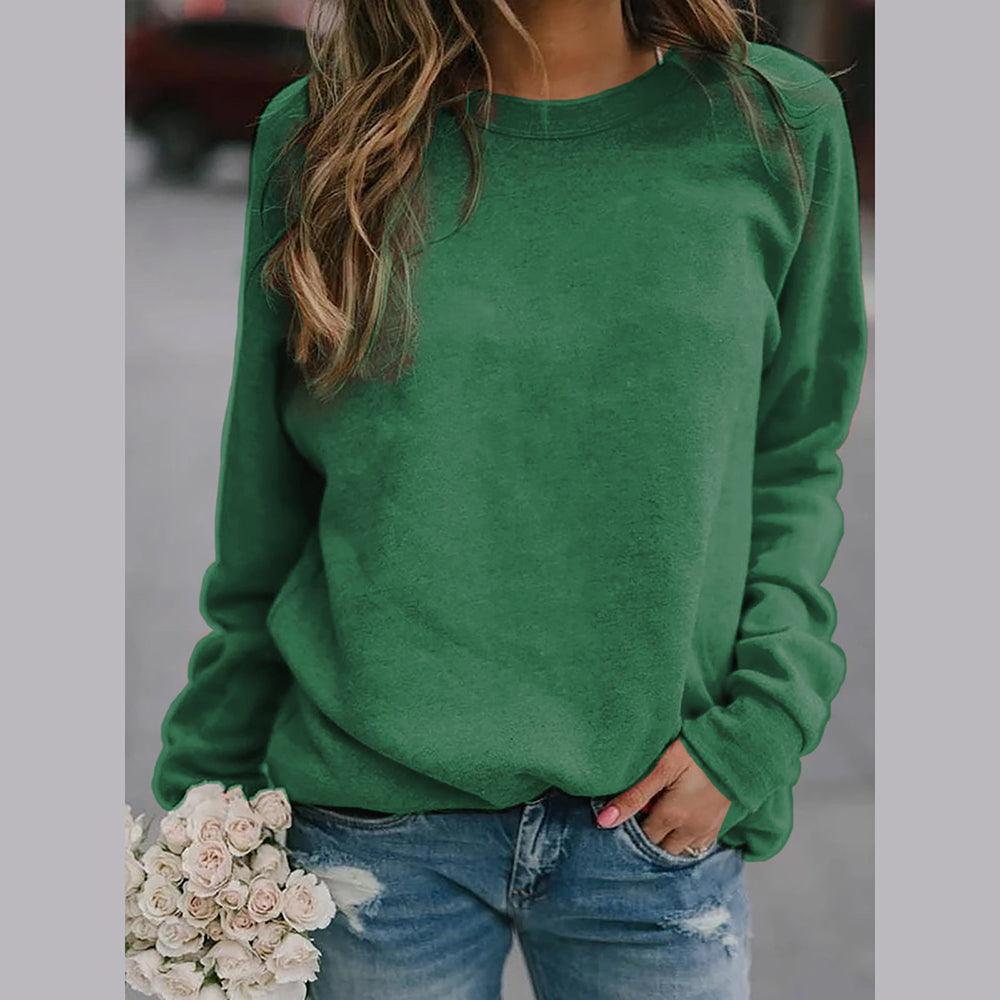 Damen - Sweatshirt - Rundhalsausschnitt - Bequem und ideal für den Alltag