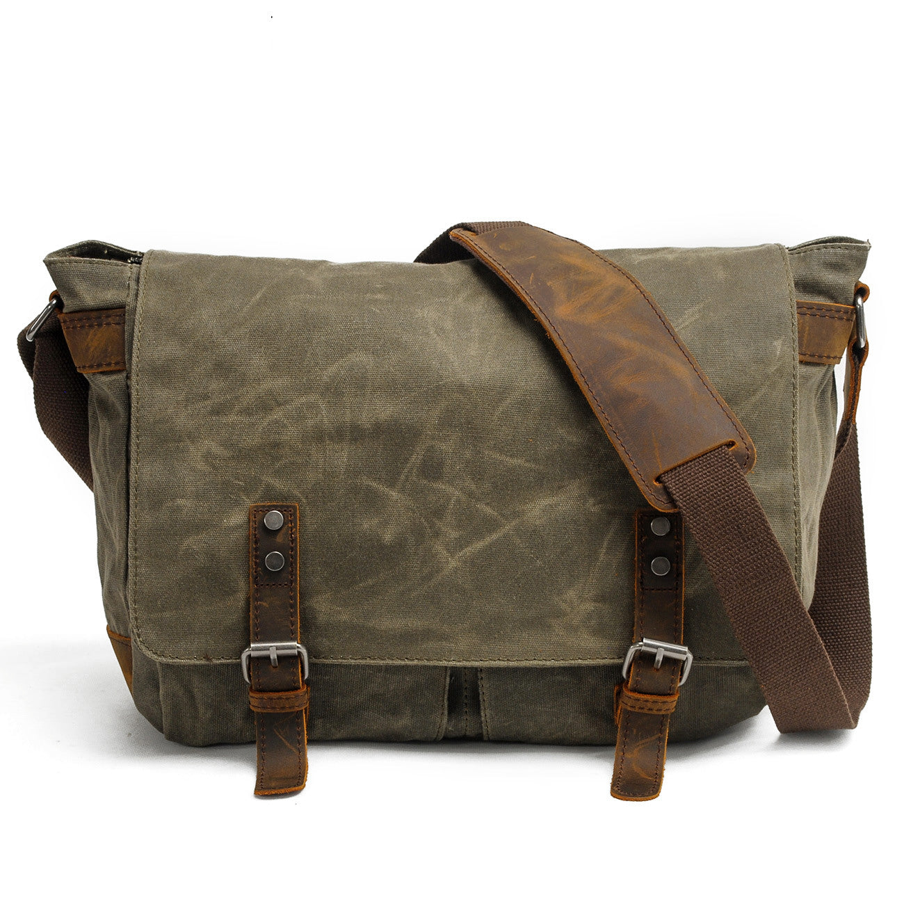 Unisex - Retro Messenger Tasche - Leder - Langlebiges & stilvolles Design - Perfekt für Alltag und Reisen