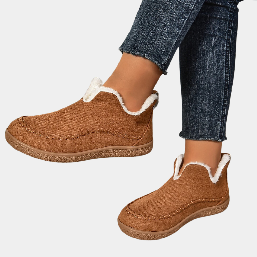 Damen - Kuschelige Hausschuhe - Warmer Fleece -Komfort - Ideal zum Entspannen und Wohlfühlen