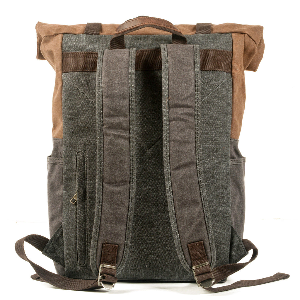 Herren - Tagesrucksack aus Segeltuch - Robustes, vielseitiges Design für Abenteuer und Alltag