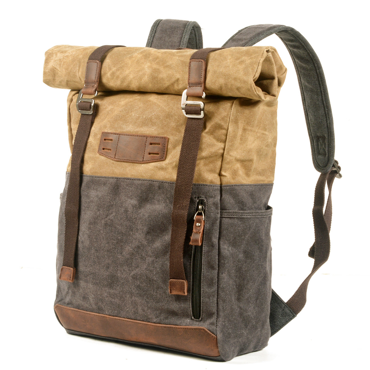 Herren - Tagesrucksack aus Segeltuch - Robustes, vielseitiges Design für Abenteuer und Alltag