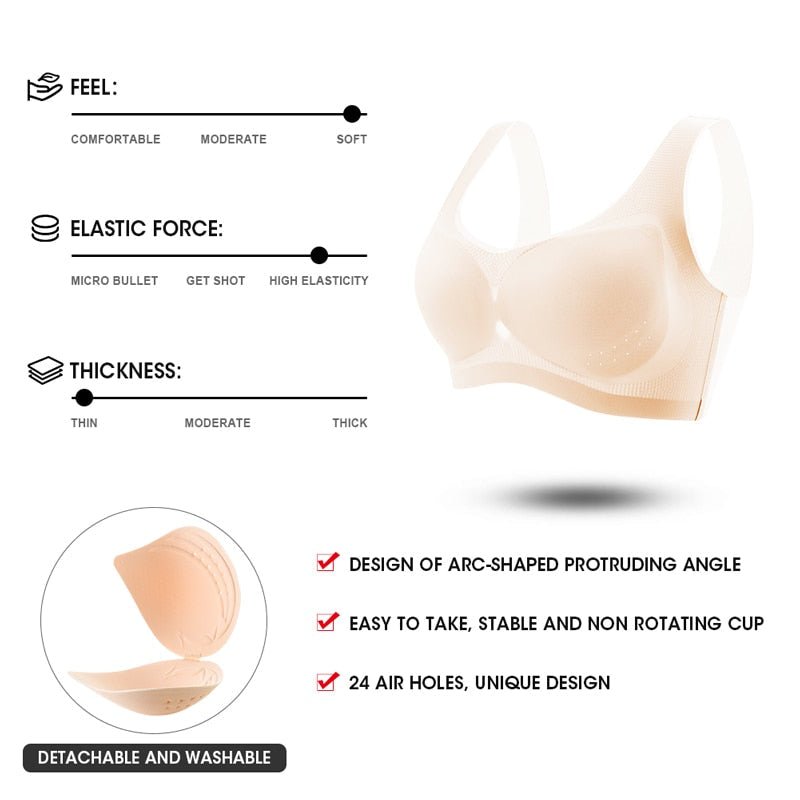 Damen Nahtloser Push Up-BH ( 1+1 GRATIS )