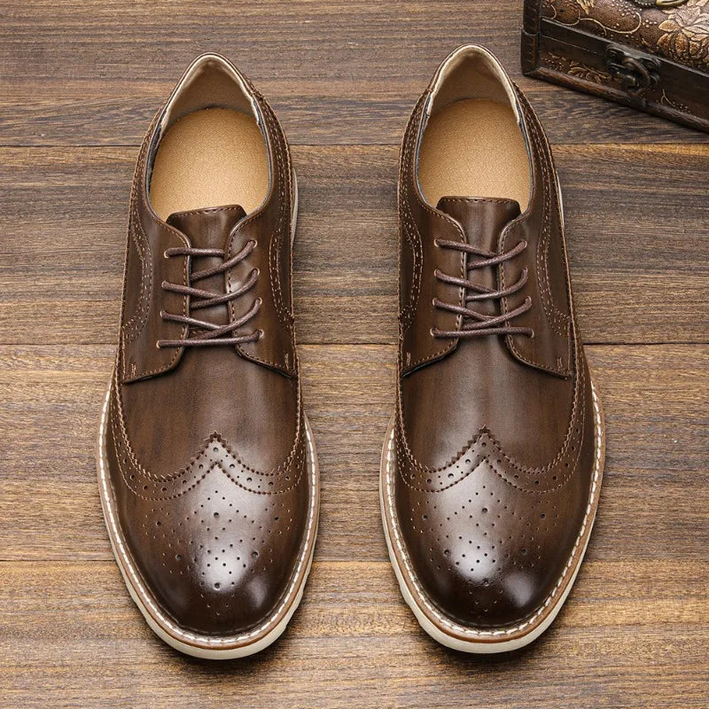 Herren - Klassische schuhe - Leder - Gepolsterte Sohle - Zeitloser Stil & Komfort für jeden Anlass